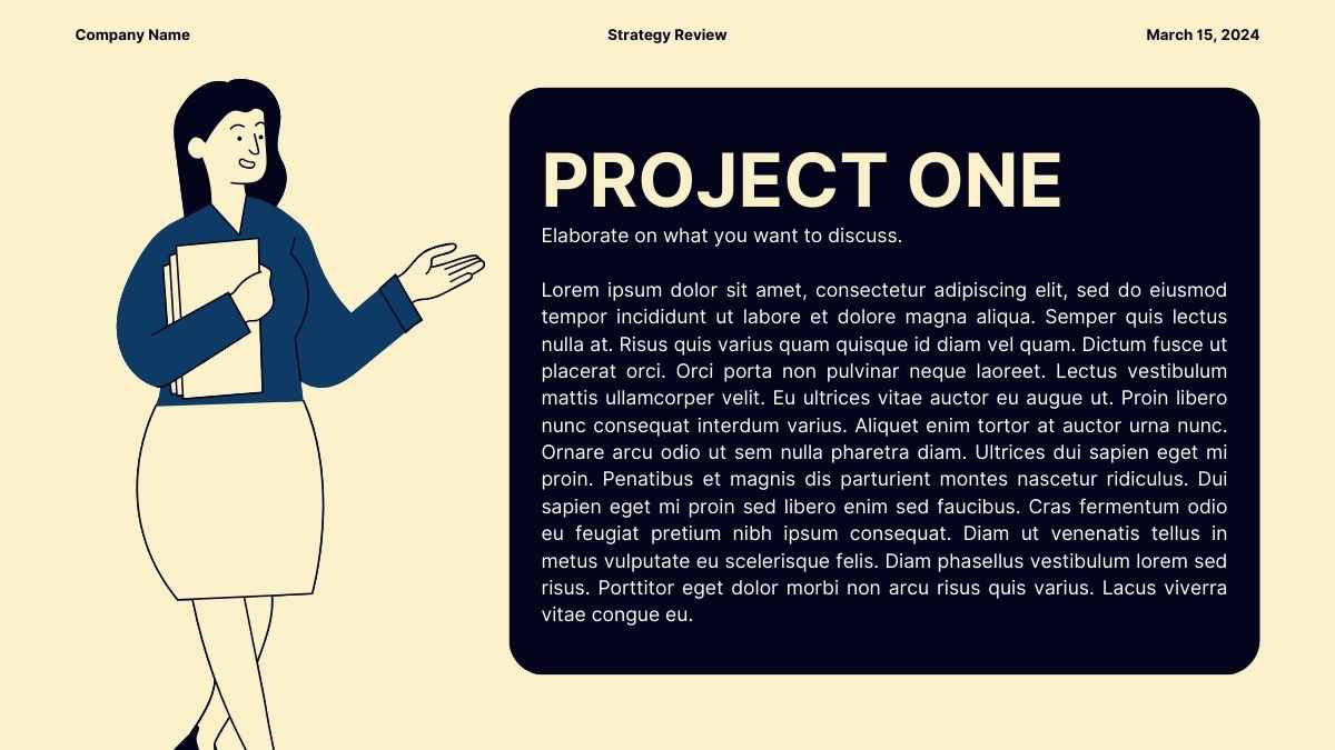 Yellow Monthly Strategy Review Slides - slide 10
