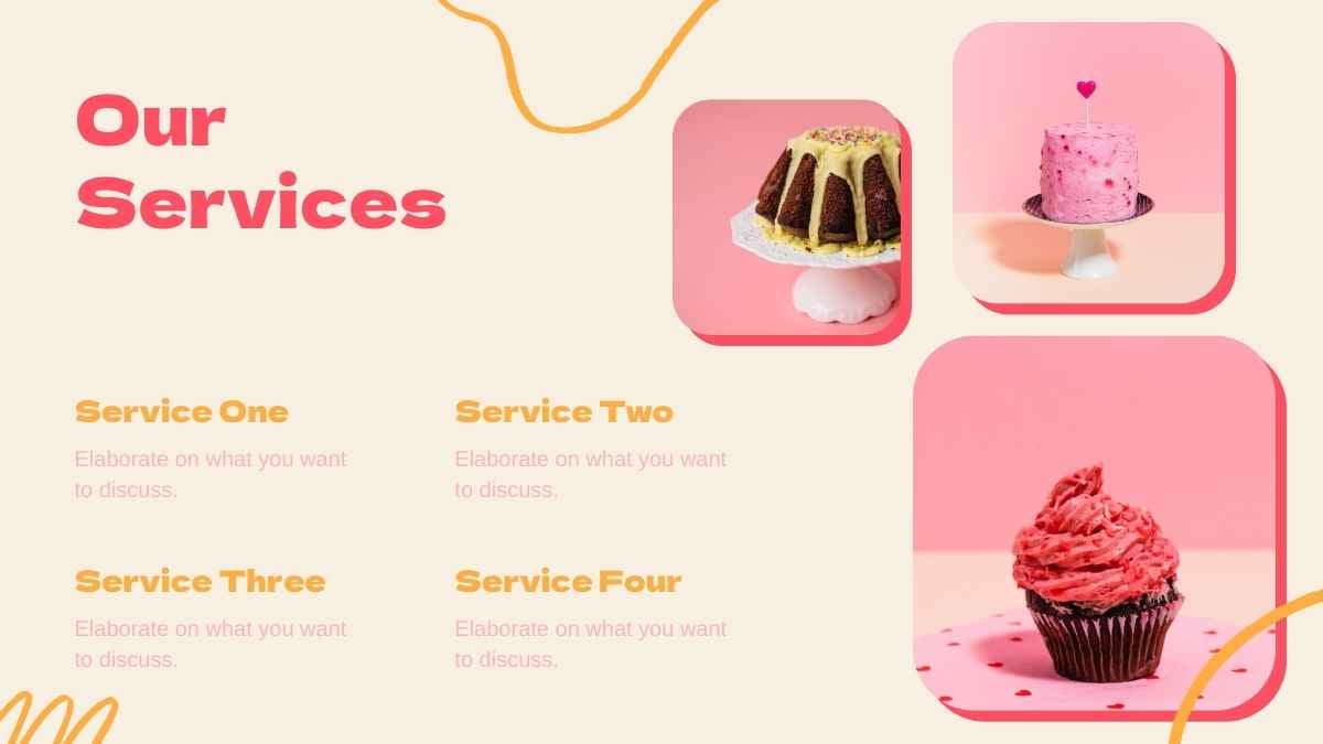かわいいピンクのベーカリーブランドマーケティングプランスライド - slide 11