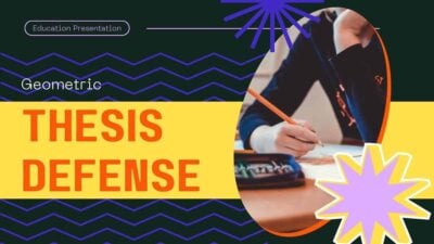Sidang Skripsi Pop Geometris dalam Slide