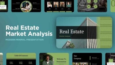 Analisis Pasar Properti Animasi Modern dalam Slide