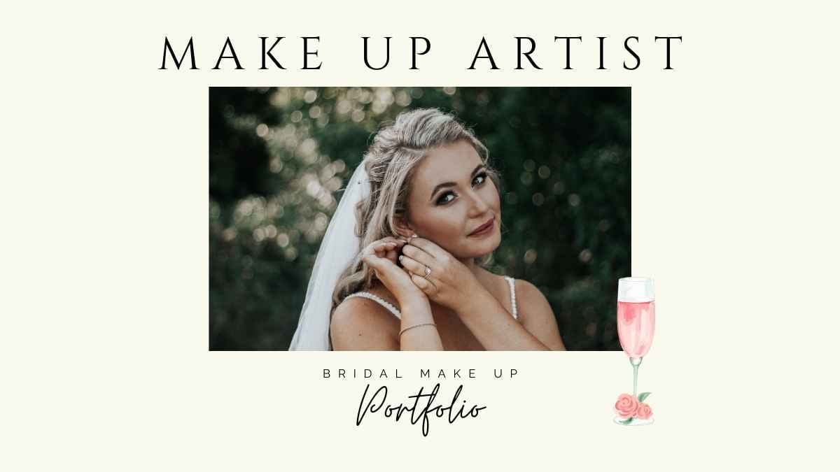 Portofolio Makeup Pengantin Sederhana dalam Slide - slide 1