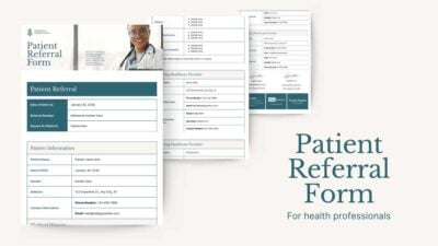 Simple Patient Referral Form