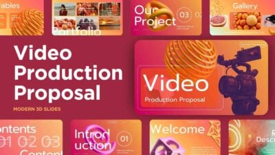 Proposal Produksi Video 3D Modern dalam Slide