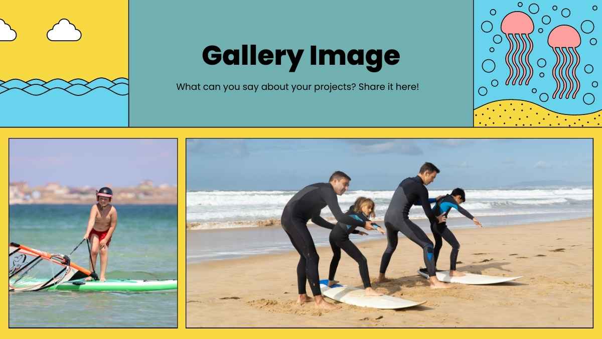 Marketing de Marca de Surf Retrô em Slides - deslizar 12